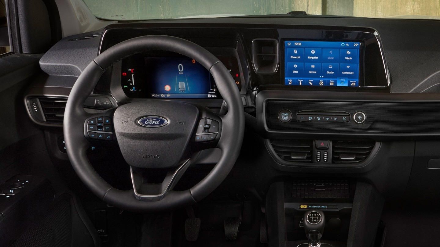 Ford Transit Courier Stuur En Dashboard Connectivieit