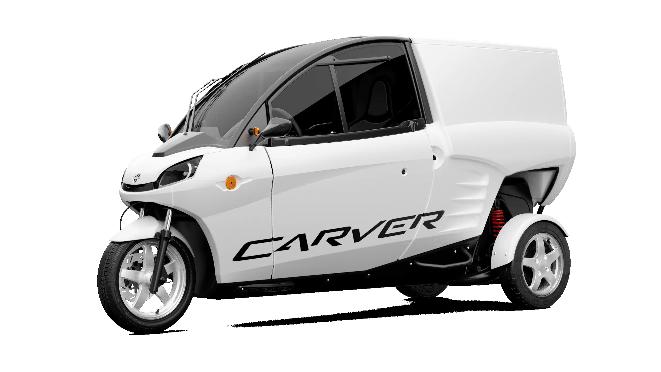 Carver Cargo S+ Modelfoto Wit Schuinvoorkant