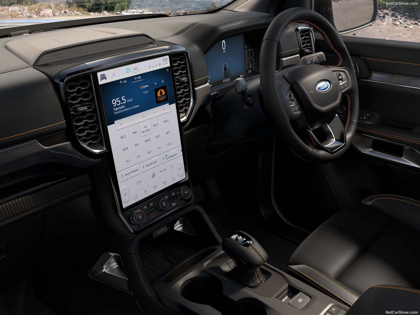 Ford Ranger interieur dashboard en stuur